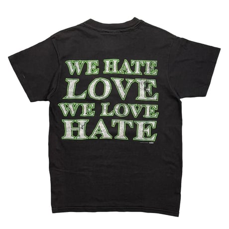 MARILYN MANSON WE HATE LOVE WE LOVE HATE RESIZE HANES XL FITS SMALL 0176