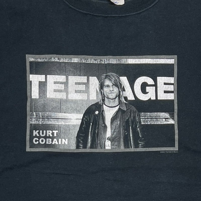 ミュージシャン NIRVANA  COBAIN TEENAGE VINTAGE 2002 NIRVANA KURT COBAIN TEENAGE 2002 ANVIL XXL 4146