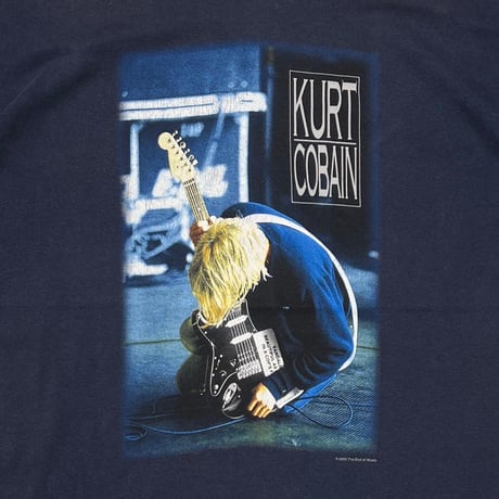 NIRVANA KURT COBAIN 2000 NAVY ALL SPORT LARGE 4213