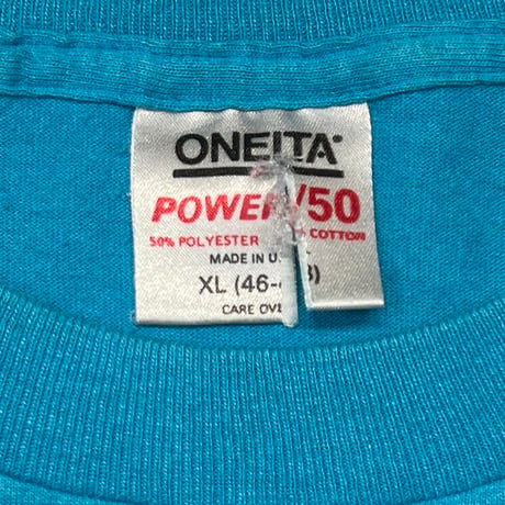 Apple EMBROIDERY MULTI LOGO TURQUOISE BLUE ONEITA XL 2513