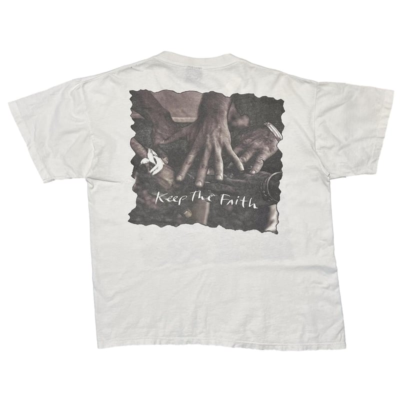BON JOVI 1992 KEEP THE FAITH WHITE BROCKUM XL 2