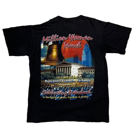 MILLION WOMAN MARCH 1997 BENJAMIN FRANKLIN PARKWAY RAP DESIGN XL 3223