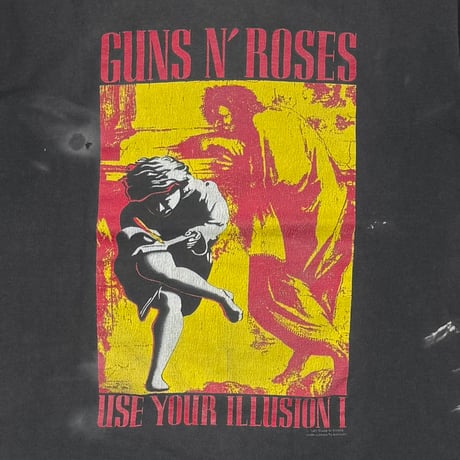 GUNS N' ROSES USE YOUR ILLUSION 1＆2 DOUBLE SIDE BROCKUM LARGE 3743