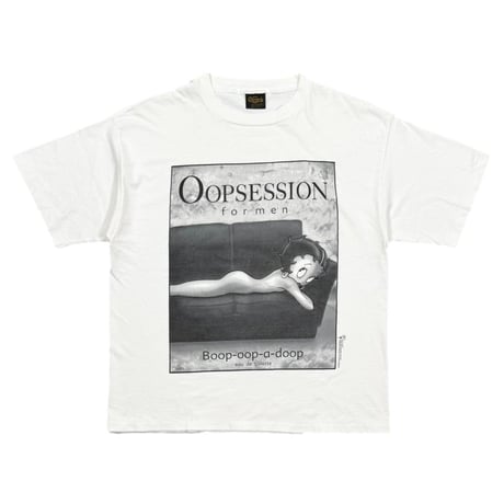 BETTY BOOP OOPSESSION FOR MEN CALVIN KLEIN PARODY WHITE CHANGES XL 9800