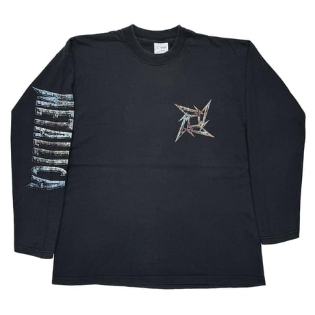 METALLICA RELOAD LOGO LS BLACK SCREEN STARS LARGE 9470
