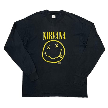 NIRVANA BACKSTAGE PASS LS TEE FRUIT OF THE LOOM XL 2764