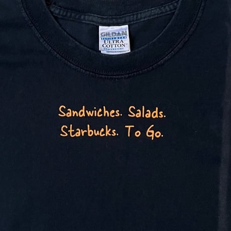 STARBUCKS COFFEE SANDWICHES. SALADS. GILDAN LARGE 3382
