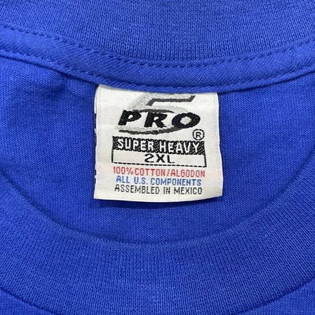 NIPSEY HUSSLE RESPECT THE MARTHON MAN TEE BLUE PRO CLUB XXL 8041
