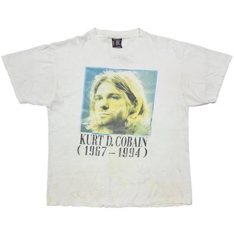 NIRVANA KURT COBAIN MEMORIAL ADULT GIANT BY TULTEX XL 6944