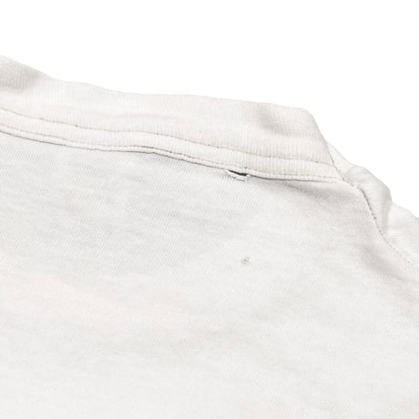 oasis BOX LOGO BACK CIRCLE PRINT WHITE FRUIT OF THE LOOM XL 1187