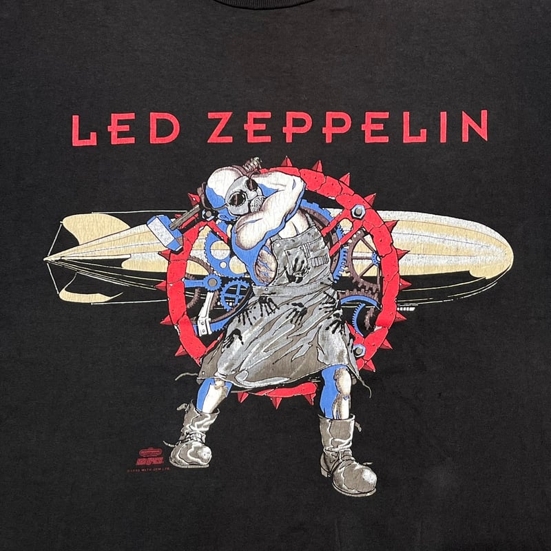超希少 コレクション級 Led Zeppelin 総柄 バンド HANES XL 超希少 コレクション級 Led Zeppelin 総柄 バンド HANES XL