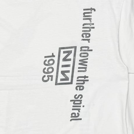 NINE INCH NAILS FURTHER DOWN THE SPIRAL LS WHITE HANES XL 3466
