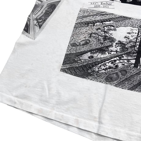 M.C. ESCHER MULTI WHITE SOF TEE XL 8297