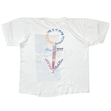 PRINCE 1990 NUDE TOUR Around The World In A Day WHITE FITS LARGE 5133