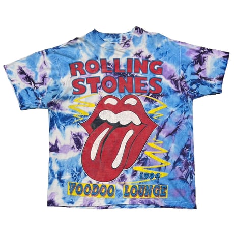 THE ROLLING STONES VOODOO LOUNGE 1994 LIP&TONGUE TIEDYE XL 3759
