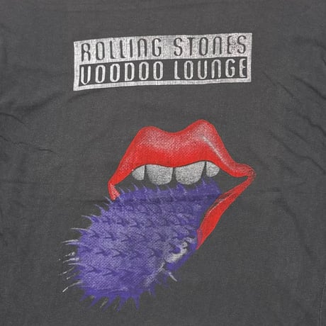 THE ROLLING STONES VOODOO LOUNGE PURPLE SPIKE TONGUE BOOTLEG FITS LARGE 1146
