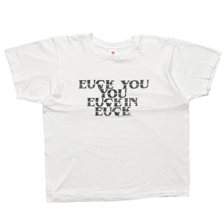 greatLAnd fuck love shirt / new vintage HANES LARGE 5991
