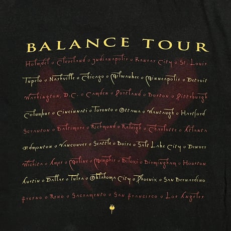 VAN HALEN BALANCE FRUIT OF THE LOOM LARGE 2958