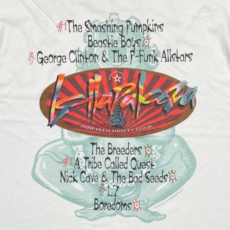 LOLLPALAOOZA 1994 MUSIC FESTIVAL WHITE XL 6435