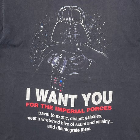 STAR WARS DARTH VADER I WANT YOU TULTEX XL 4142