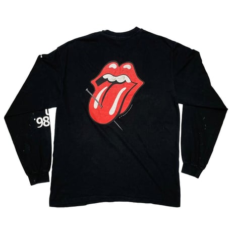 THE ROLLING STONES SPRINT TOUR 98 LS NAIL LIP & TONGUE  BLACK ANVIL XL 7798