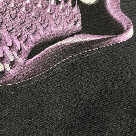 THE ROLLING STONES VOODOO LOUNGE PURPLE SPIKE TONGUE 1994 HOODED LS TEE BROCKUM XL 3687 310