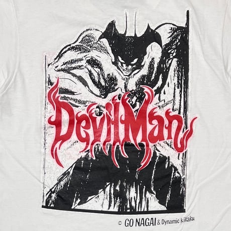 Devil Man GO NAGAI WHITE HANES LARGE 7712