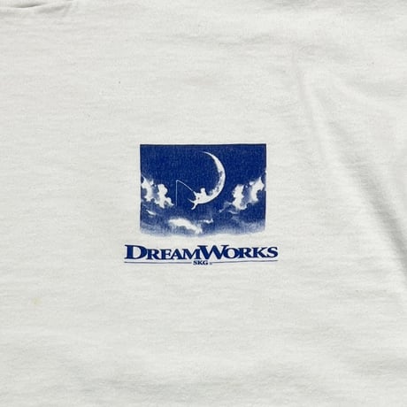 DREAM WORKS LOGO TEE WHITE FRUIT OF THE LOOM XL 3631