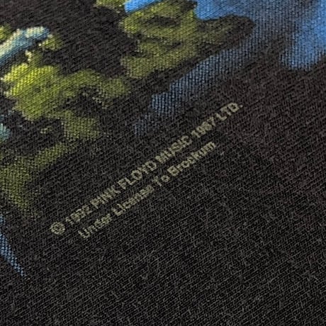 PINK FLOYD WISH YOU WERE HERE BACK TEXT BROCKUM XL 6085