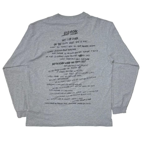 RANCID 1995 THE 11th HOUR LS GREY anvil XL 8237