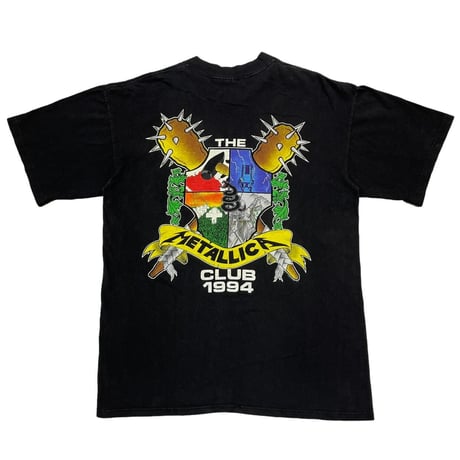 METALLICA THE METALLICA CLUB 1994 BLACK XL 3432