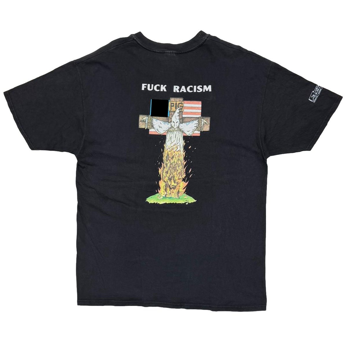 ROTZ RECORDS FUCK RACISM HANES XL 9033 | greatL