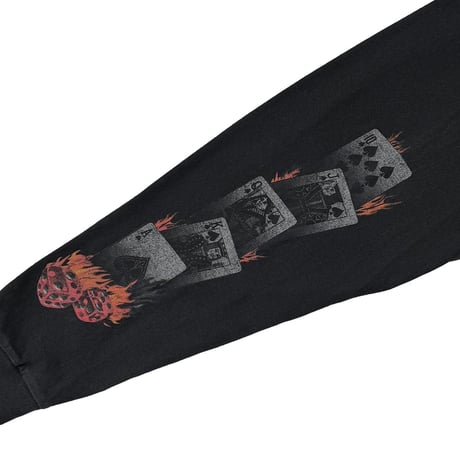 HARLEY DAVIDSON FLAMING DICE SLEEVE CARD LAS VEGAS LS XL 3298