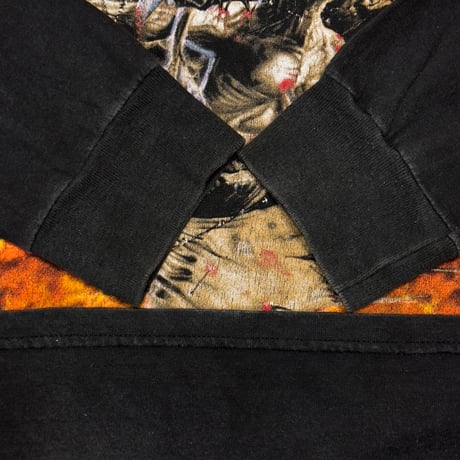 MEGADETH CAOS COMICS SKULL CROSS LS FITS LARGE 0005