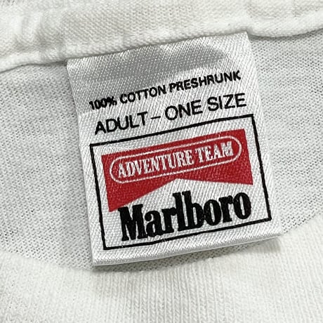 Marlboro LIZARD ADVENTURE TEAM MAP POCKET TEE WHITE XL 1