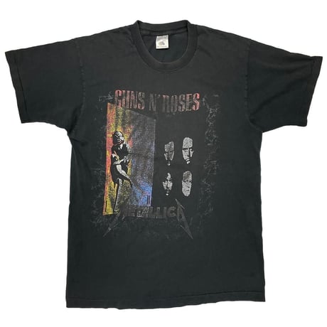 METALLICA x GUNS N ROSES 1992 NORTH AMERICAN TOUR FAITH NO MORE FRUIT OF THE LOOM LARGE 1835