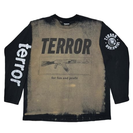 TERROR WORLD WIDE FOR FUN AND PROFIT LS SCREEN STARS XL 9255