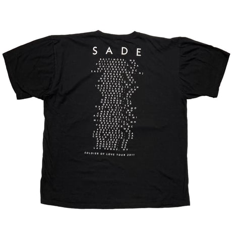 SADE SOLDIER OF LOVE TOUR 2011 TULTEX XL 6382