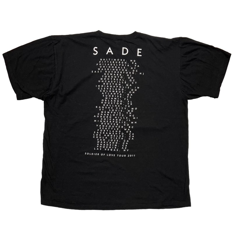 SADE SOLDIER OF LOVE TOUR 2011 TULTEX XL 6382 |