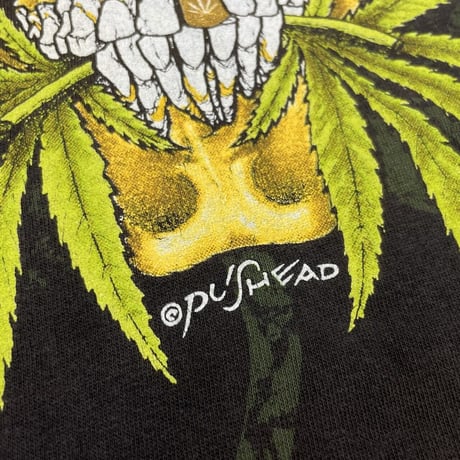DR.DRE PUSHEAD SKULL WEEVE TEE GEM LARGE 9733