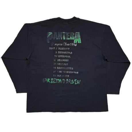 PANTERA FAR BEYOND DRIVEN WORLD TOUR 1994 LS BOOTLEG XL 5694