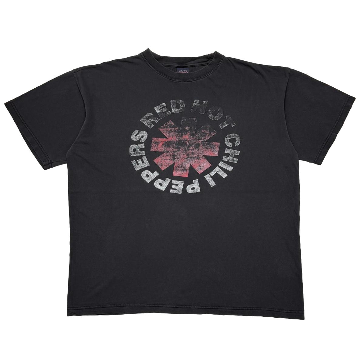 トップス 854 Redhot chilipeppers YSTRDYs tomorrow RED HOT CHILI PEPPERS US TOUR 2003 FRONT LOGO B