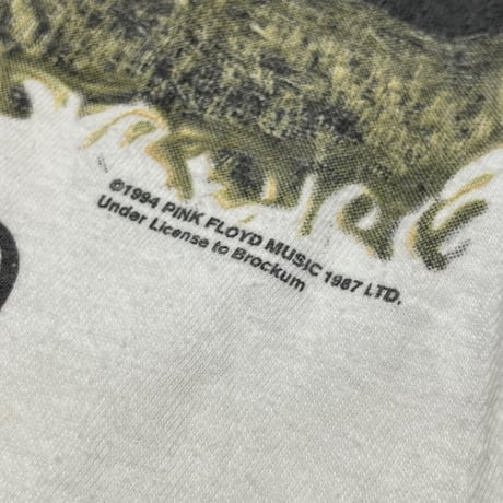 PINK FLOYD NORTH AMERICAN TOUR 1994 BROCKUM XL WHITE 7505