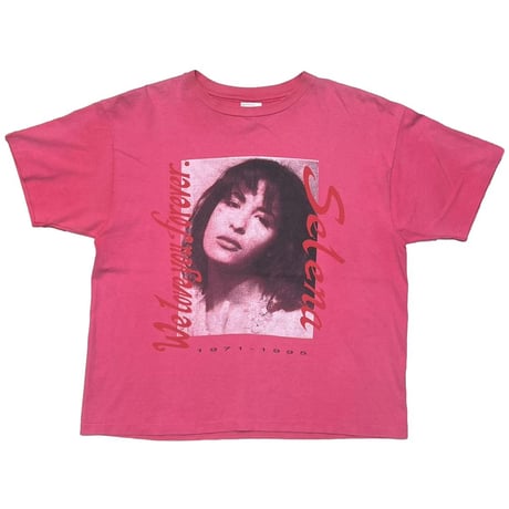SELENA QUINTANILLA PEREZ 1971-1995 MEMORIAL PINK HANES LARGE 3153