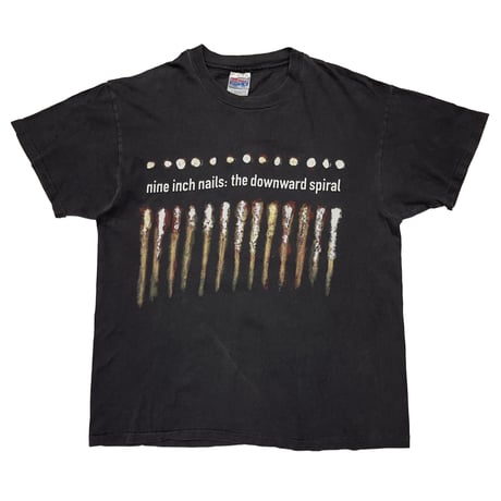 NINE INCH NAILS THE DOWNWARD SPIRAL HANES LARGE 1134