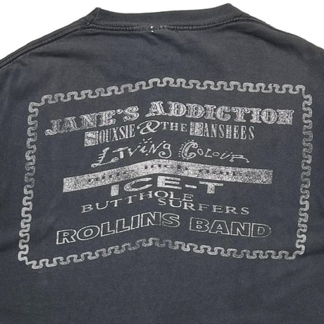 LOLLAPALOOZA 1991 JANE'S ADDICTION BUTTHOLE SURFERS NIN FESTIVAL BROCKUM XL 6292