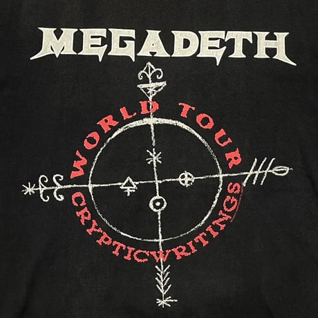 MEGADETH CRYPTICWRITING WORLD TOUR 1998 GINAT LARGE 5614