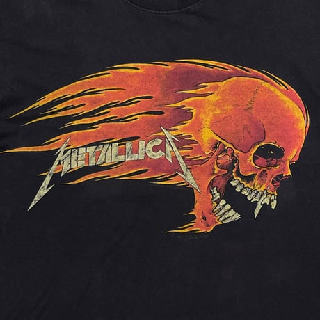 METALLICA PUSHEAD SIDE FLAME SKULL FITS LARGE 7943