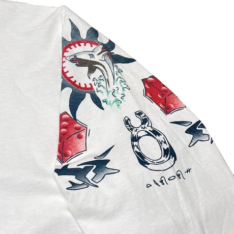 DENNIS RODMAN TATTOO LS WHITE XL 2518
