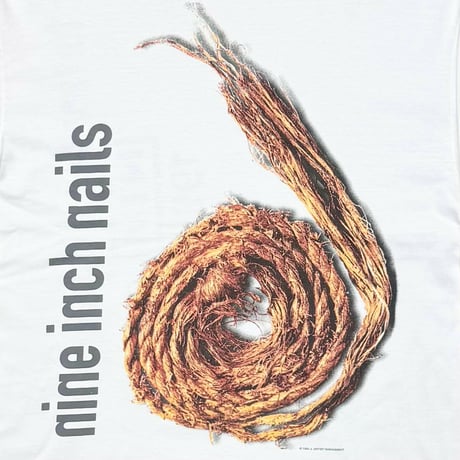 NINE INCH NAILS FURTHER DOWN THE SPIRAL 1995 LS WHITE HANES LARGE 5058